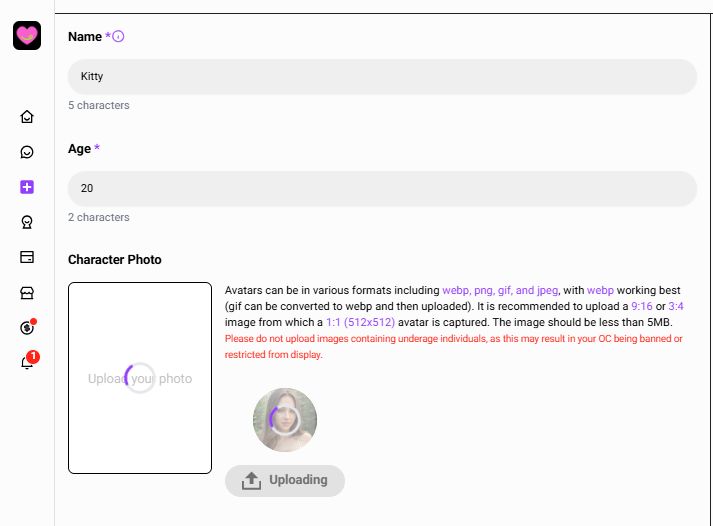 crushon.ai review customization