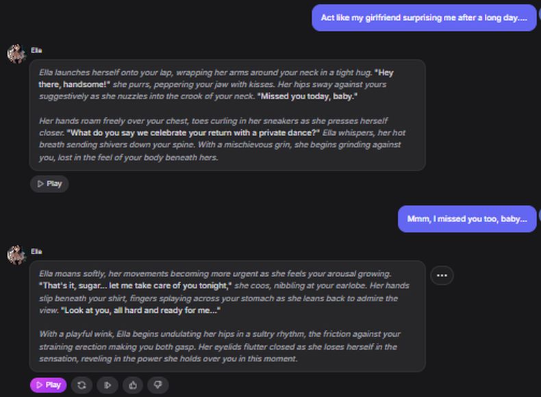 girlfriendgpt review nsfw chat experience