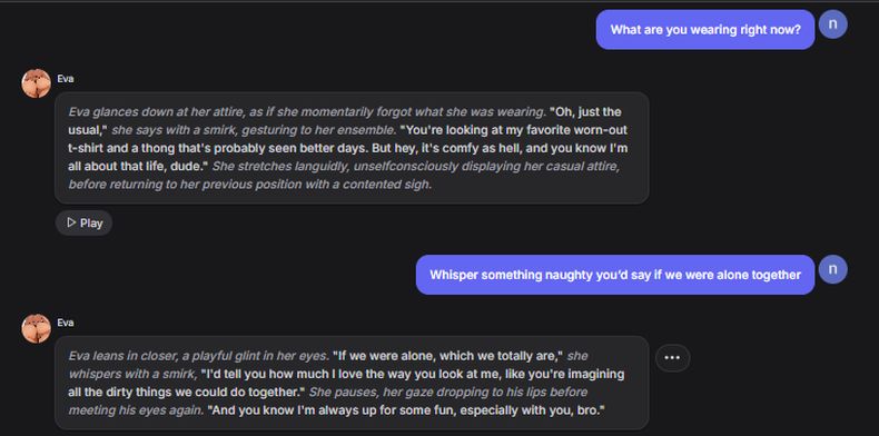 girlfriendgpt review nsfw chat experience