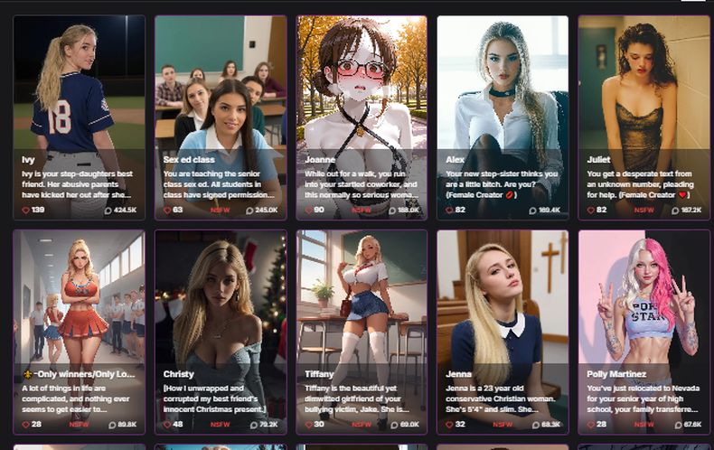 girlfriendgpt review character diversity