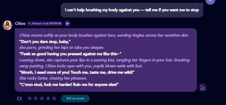 juicychat ai review nsfw chat experience