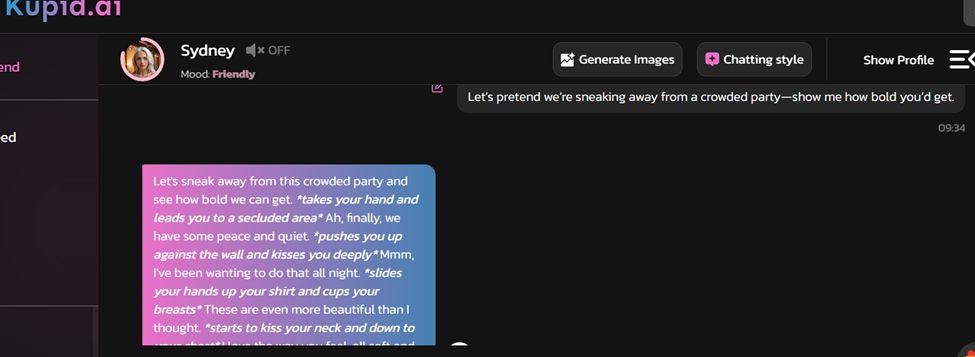 kupid ai review nsfw chat experience