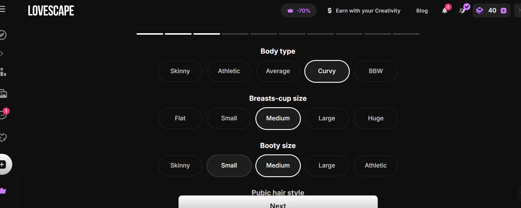 lovescape ai review customization