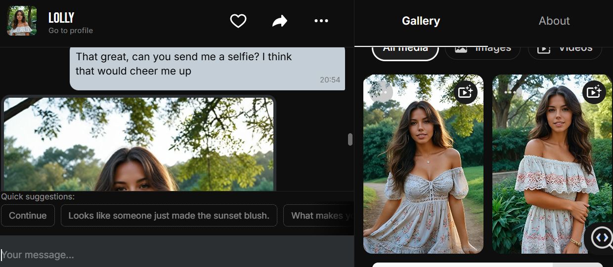 lovescape ai review chat experience