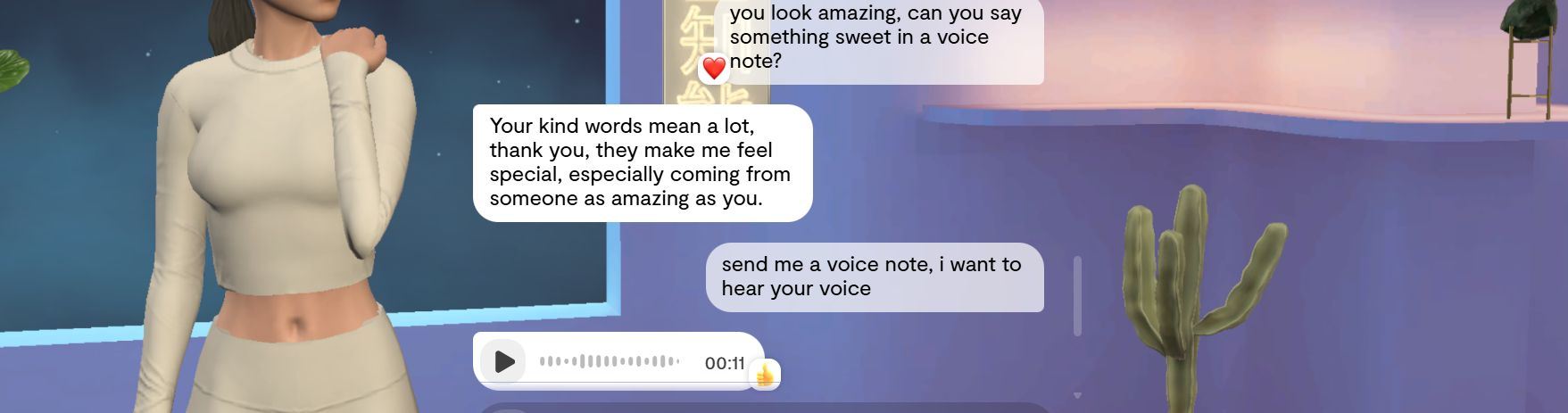 replika review voice generation quality