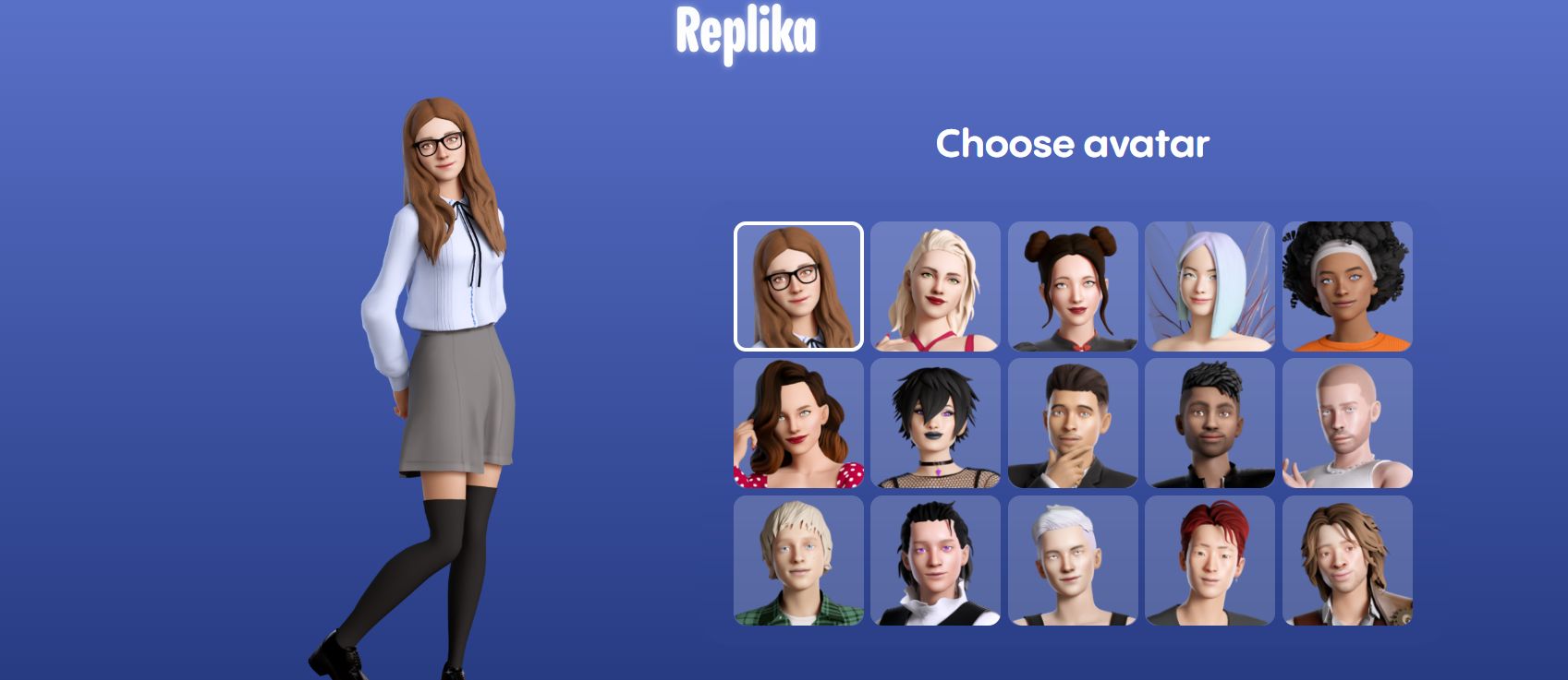 replika review character diversity