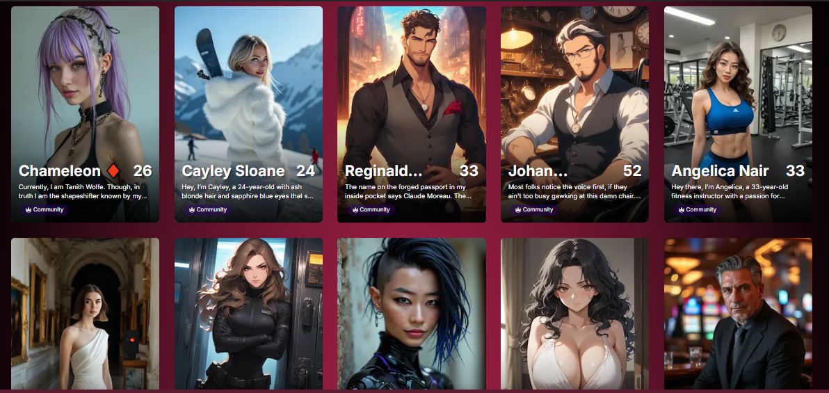 secret desires ai review character diversity