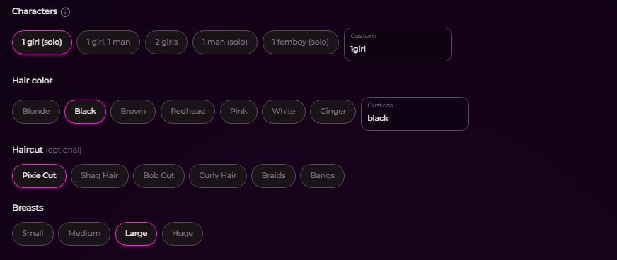 Seduced AI Review Customization