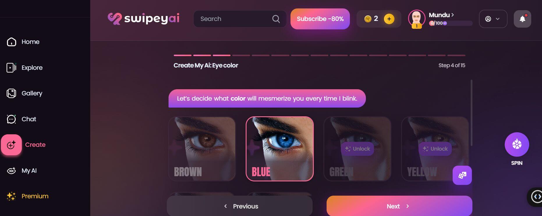 Swipey AI-recension Anpassning