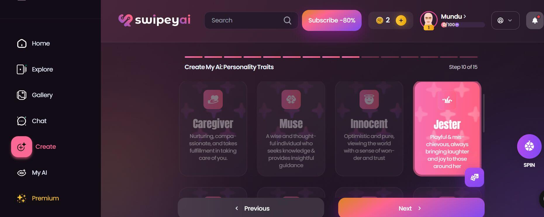 Swipey AI-recension Anpassning