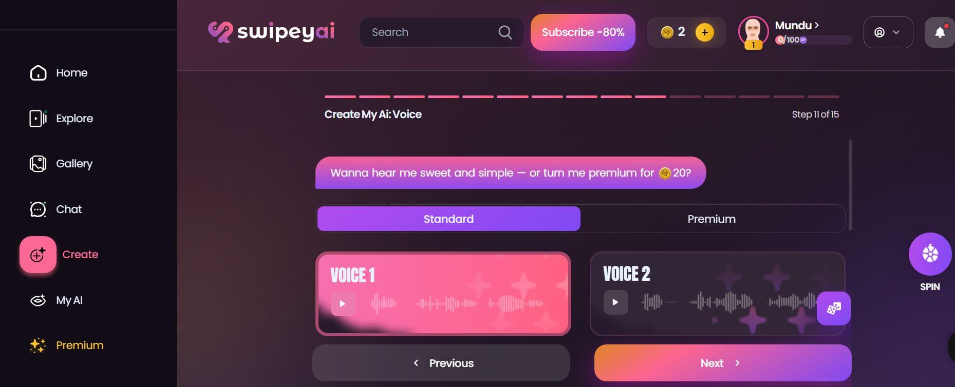 Swipey AI-recension Anpassning