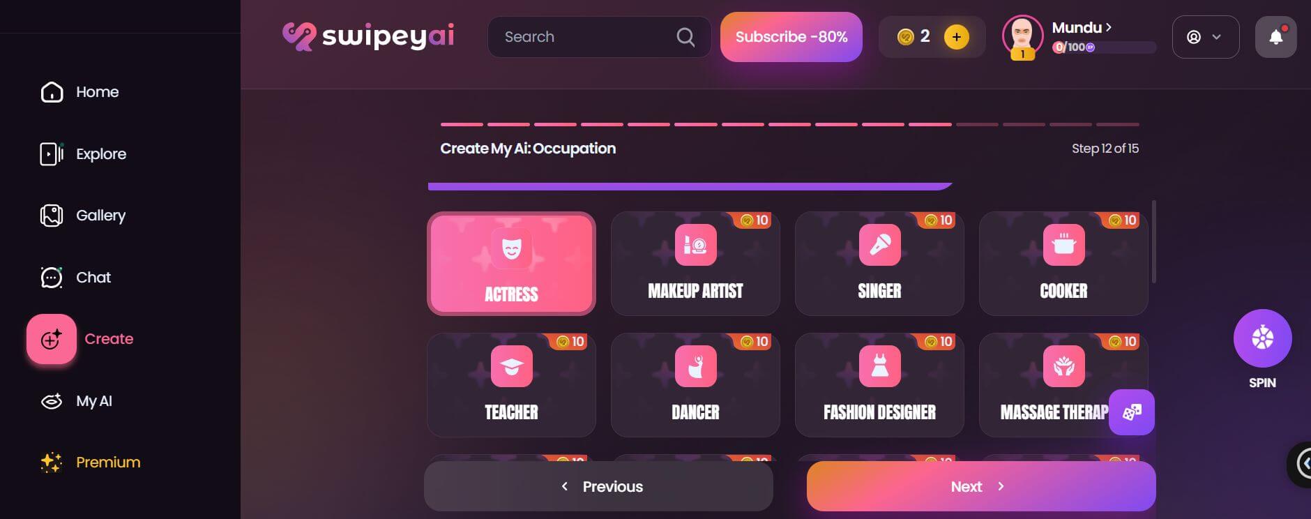 Swipey AI-recension Anpassning