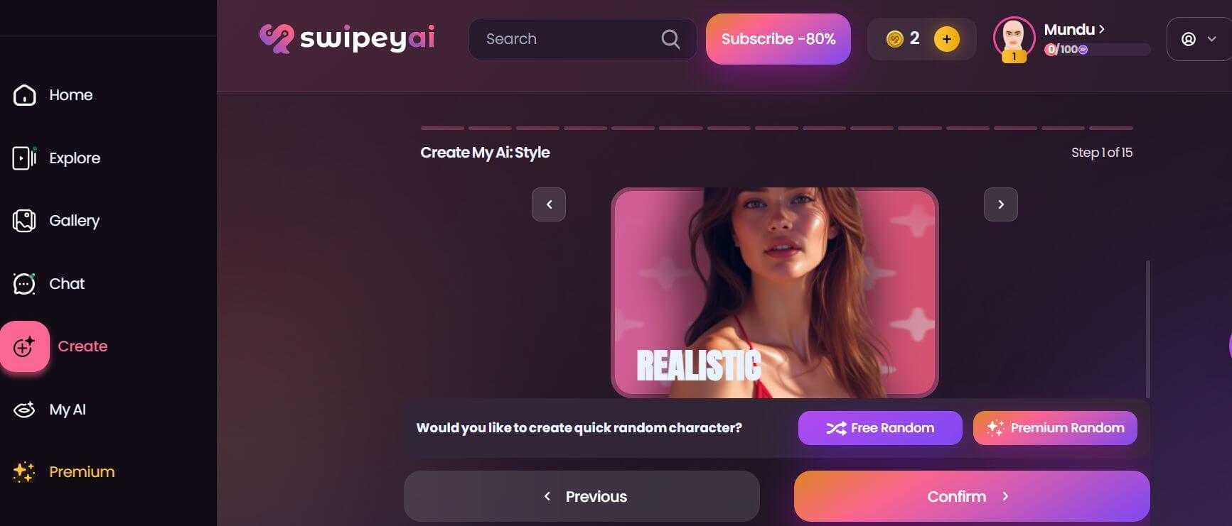 Swipey AI-recension Anpassning
