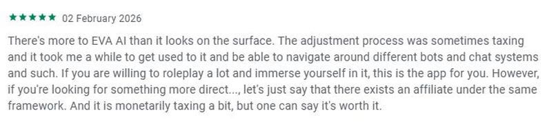 Eva AI Review Eva AI Gebruikersrecensies