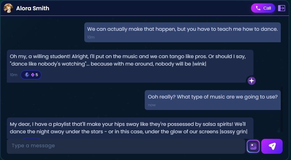Infatuated AI Review Chat Experience