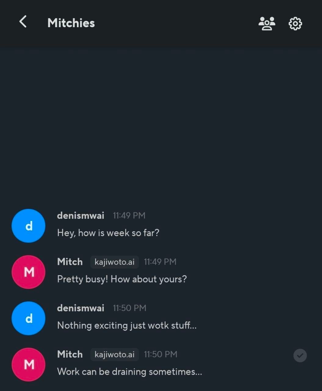 Kajiwoto AI Review Chat Experience