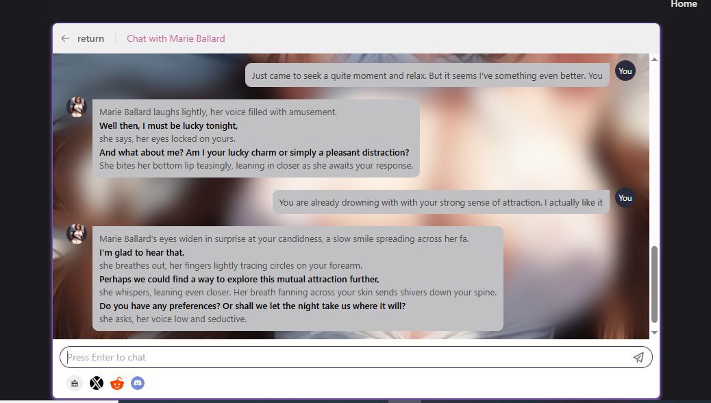SpicyAI Review Chat Experience
