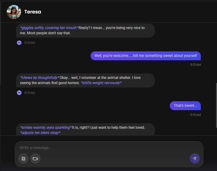 YUME AI Chat Experience
