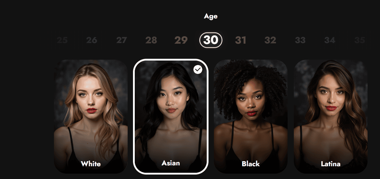 LustGF.ai Review Character Customization